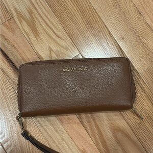 Michael Kors Tan Leather Wristlet